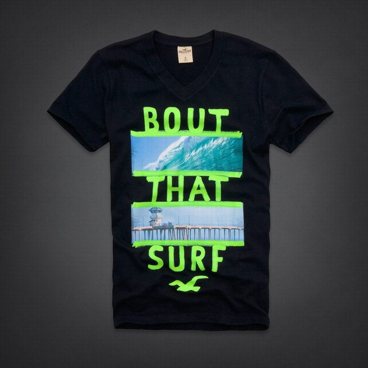 T-shirt Hollister Homme en Noir